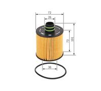 Filtro de aceite BOSCH F 026 407 108
