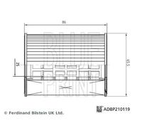 Filtro de aceite BLUE PRINT ADBP210119