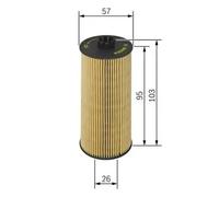 Filtro de aceite Cartucho filtrante F 026 407 006 BOSCH para OPEL CHEVROLET FIAT