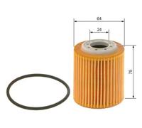 Filtro de aceite Cartucho filtrante F 026 407 299 BOSCH para FORD DS PEUGEOT