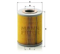 Filtro de aceite Cartucho filtrante H 1038 x MANN-FILTER para ASTON MARTIN
