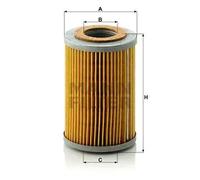 Filtro de aceite Cartucho filtrante H 816 x MANN-FILTER para MG MGB Descapotable