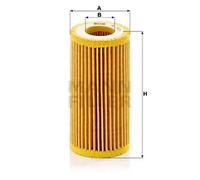 Filtro de aceite Cartucho filtrante HU 5001 z MANN-FILTER para FORD FOCUS IV