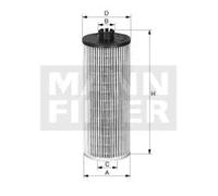 Filtro de aceite Cartucho filtrante HU 6018 z MANN-FILTER para OPEL ASTRA J GTC