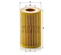 Filtro de aceite Cartucho filtrante HU 611 x MANN-FILTER para RENAULT TWINGO I