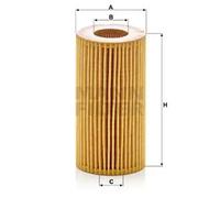 Filtro de aceite Cartucho filtrante HU 7012 z MANN-FILTER para AUDI VW