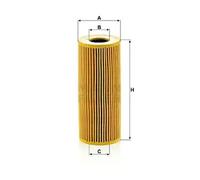Filtro de aceite Cartucho filtrante HU 7029 z MANN-FILTER para AUDI VW PORSCHE