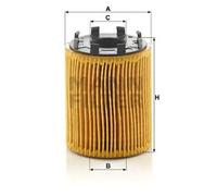 Filtro de aceite Cartucho filtrante HU 7041 z MANN-FILTER para FIAT CITROËN OPEL
