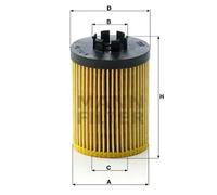 Filtro de aceite Cartucho filtrante HU 712/8 x MANN-FILTER para OPEL SUZUKI