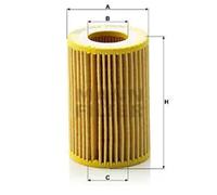 Filtro de aceite Cartucho filtrante HU 712/9 x MANN-FILTER para HONDA CR-V IV