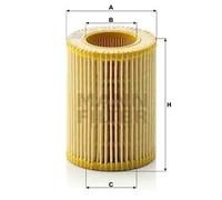 Filtro de aceite Cartucho filtrante HU 714 x MANN-FILTER para HYUNDAI MATRIX