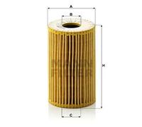 Filtro de aceite Cartucho filtrante HU 715/4 x MANN-FILTER para BMW BERTONE