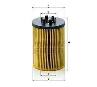 Filtro de aceite Cartucho filtrante HU 715/5 x MANN-FILTER para ALPINA BMW