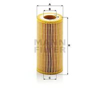 Filtro de aceite MANN-FILTER HU 719/6 x