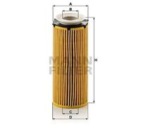 Filtro de aceite Cartucho filtrante HU 720/3 x MANN-FILTER para BMW X5 X6 7 3 5