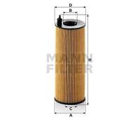 Filtro de aceite Cartucho filtrante HU 721/5 x MANN-FILTER para ALPINA BMW