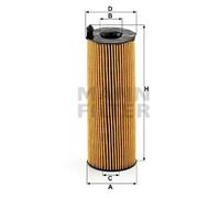 Filtro de aceite Cartucho filtrante HU 8001 x MANN-FILTER para PORSCHE VW AUDI