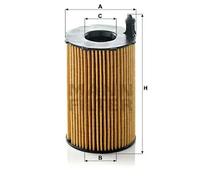 Filtro de aceite Cartucho filtrante HU 8005 z MANN-FILTER para PORSCHE AUDI VW
