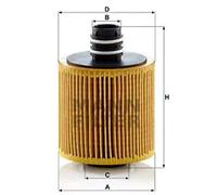 Filtro de aceite Cartucho filtrante HU 8006 z MANN-FILTER para FIAT ALFA ROMEO