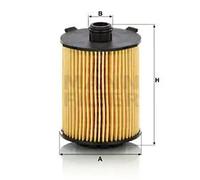 Filtro de aceite Cartucho filtrante HU 8014 z MANN-FILTER para VOLVO V60 I XC40
