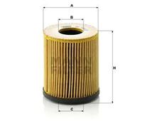 Filtro de aceite Cartucho filtrante HU 816/2 x MANN-FILTER para MINI JEEP FIAT