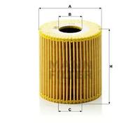 Filtro de aceite Cartucho filtrante HU 819 x MANN-FILTER para VOLVO S40 I S70