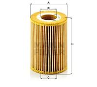 Filtro de aceite Cartucho filtrante HU 821 x MANN-FILTER para MERCEDES-BENZ JEEP