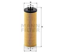 Filtro de aceite Cartucho filtrante HU 842 x MANN-FILTER para AUDI VW SKODA