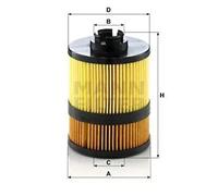 Filtro de aceite Cartucho filtrante HU 9002 z MANN-FILTER para SAAB RENAULT OPEL