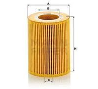 Filtro de aceite Cartucho filtrante HU 925/4 x MANN-FILTER para BMW ALPINA