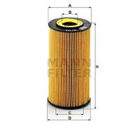 Filtro de aceite Cartucho filtrante HU 934 x MANN-FILTER para MERCEDES-BENZ