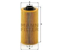 Filtro de aceite Cartucho filtrante HU 938/4 x MANN-FILTER para BMW BENTLEY