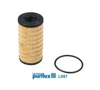 Filtro de aceite Cartucho filtrante L997 PURFLUX para MERCEDES-BENZ CLASE C