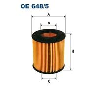 Filtro de aceite Cartucho filtrante OE 648/5 FILTRON para OPEL FIAT SAAB SUZUKI