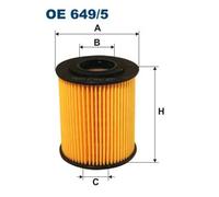 Filtro de aceite Cartucho filtrante OE 649/5 FILTRON para BMW ALPINA OPEL