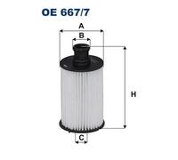 Filtro de aceite FILTRON OE 667/7