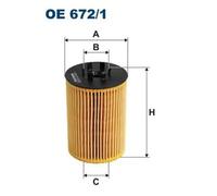 Filtro de aceite Cartucho filtrante OE 672/1 FILTRON para ALPINA BMW MORGAN