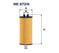 Filtron Filtro de aceite OE672/6 para MINI y BMW (i8, Serie 2, X2, X1)