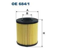 Filtro de aceite Cartucho filtrante OE 684/1 FILTRON para OPEL RENAULT