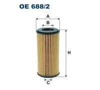 Filtron Filtro de aceite para SEAT: Leon, Ateca, Ibiza, Alhambra & VOLKSWAGEN: Golf, Tiguan, Scirocco, Touran, Polo, Passat, Arteon (Ref: OE 688/2)
