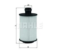 KNECHT FILTER Filtro de aceite para CHEVROLET: Cruze, Captiva, Orlando & OPEL: Antara & VAUXHALL: Antara (Ref: OX 1012D)