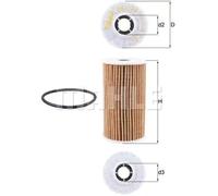 1 Filtro de aceite MAHLE OX 1138D adecuado para ROVER