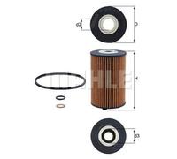 KNECHT FILTER Filtro de aceite para SSANGYONG: Korando (Ref: OX 1158D)