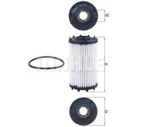 Filtro de aceite KNECHT OX 1184D