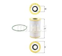 Filtro de aceite KNECHT OX 1185D