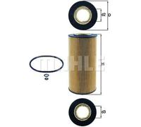 Mahle Filter OX123/1D Filtro De Aceite