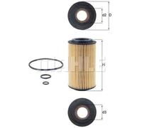 Filtro de aceite KNECHT OX 153D3
