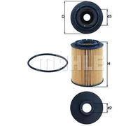 Filtro de aceite Cartucho filtrante OX 160D KNECHT para VW FORD MERCEDES-BENZ