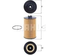 Knecht OX 161D Filtro de aceite