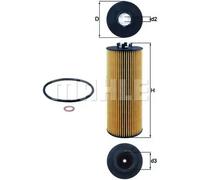 Mahle Filter OX164D Filtro De Aceite Ecológico